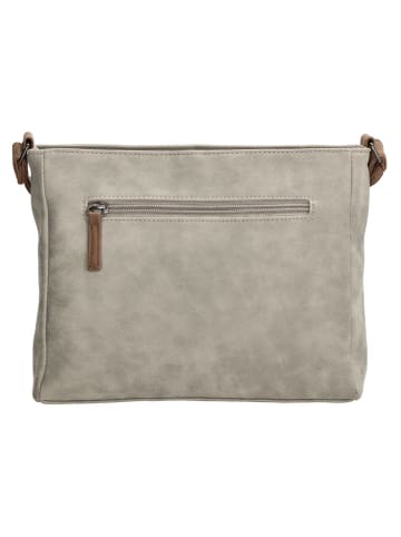 Beagles Umhängetasche "Brunete" in Grau - (B)23 x (H)19 x (T)7 cm