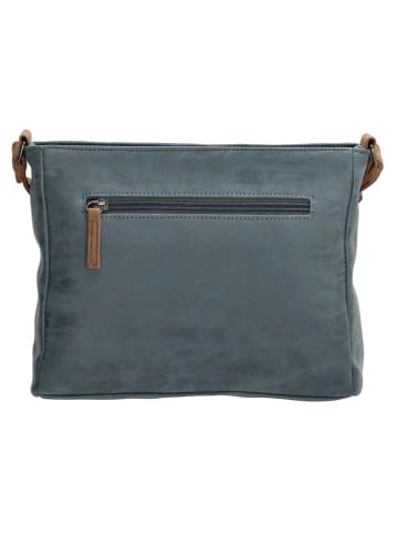 Beagles Torebka "Brunete" w kolorze niebieskim - 23 x 19 x 7 cm