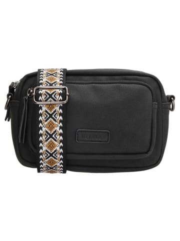 Beagles Schoudertas "Malaga" zwart - (B)18 x (H)12 x (D)4 cm