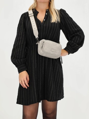 Beagles Umhängetasche "Malaga" in Hellgrau - (B)18,5 x (H)12 x (T)4,5 cm