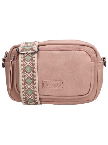 Beagles Umhängetasche "Malaga" in Rosa - (B)18,5 x (H)12 x (T)4,5 cm