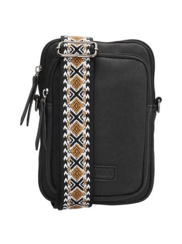 Beagles Handytasche "Malaga" in Schwarz - (B)12 x (H)19 x (T)2 cm