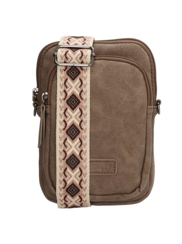 Beagles Handytasche "Malaga" in Hellbraun - (B)12 x (H)19 x (T)2 cm