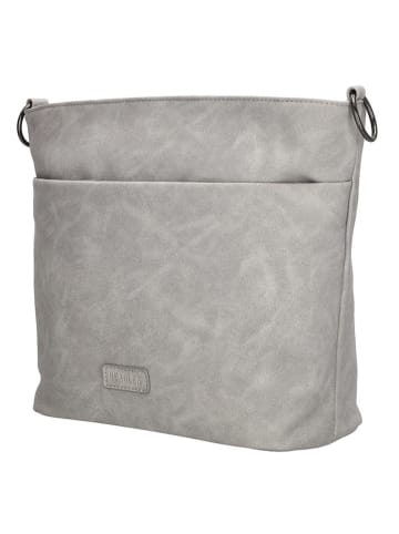 Beagles Torebka "Malaga" w kolorze szarym - 32 x 26 x 12 cm