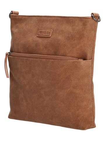 Beagles Schoudertas cognckleurig - (B)26 x (H)25 x (D)4 cm