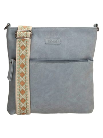 Beagles Torebka w kolorze błękitno-szarym - 26 x 25 x 4 cm