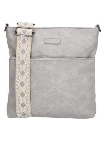 Beagles Umhängetasche in Hellgrau - (B)26 x (H)25 x (T)4 cm