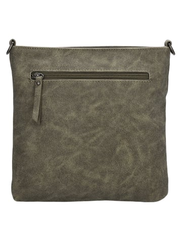 Beagles Umhängetasche "Malaga" in Khaki - (B)26 x (H)25 x (T)4 cm