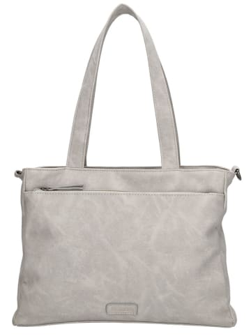 Beagles Schoudertas "Malaga" grijs - (B)31 x (H)24 x (D)10 cm