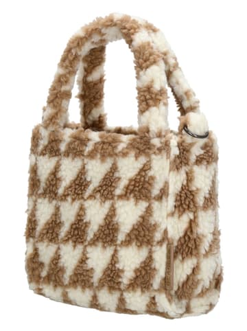 Beagles Schoudertas crème/lichtbruin - (B)17 x (H)17 x (D)8 cm