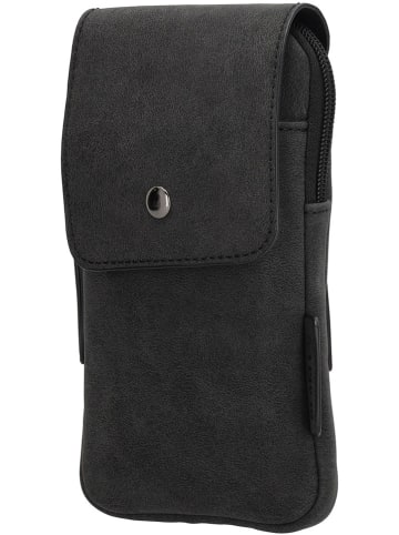 Beagles Torebka "Malaga" w kolorze czarnym na telefon - 11 x 20 x 2 cm