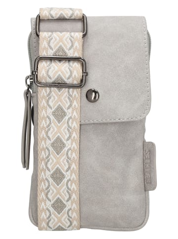 Beagles Handytasche in Hellgrau - (B)11 x (H)20 x (T)2 cm