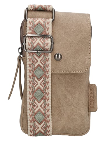 Beagles Torebka w kolorze beżowym na telefon - 11 x 20 x 2 cm