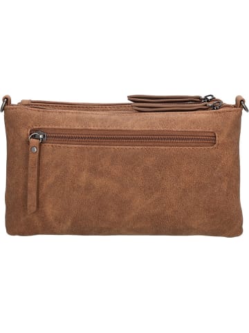 Beagles Torebka "Malaga" w kolorze jasnobrązowym - 24 x 14 x 2 cm