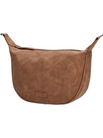 Beagles Torebka "Malaga" w kolorze jasnobrązowym - 28 x 18 x 8 cm