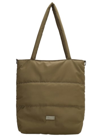 Beagles Schultertasche "Calvia" in Khaki - (B)33 x (H)34 x (T)9 cm