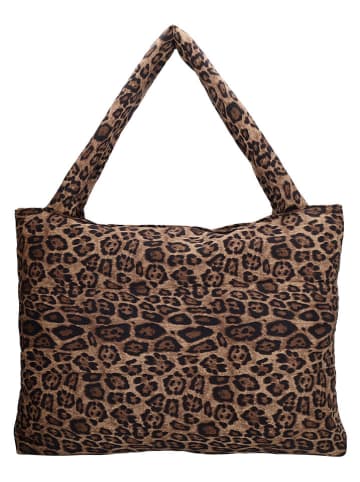 Beagles Shopper "Calvia" in Braun - (B)55 x (H)40 x (T)7 cm