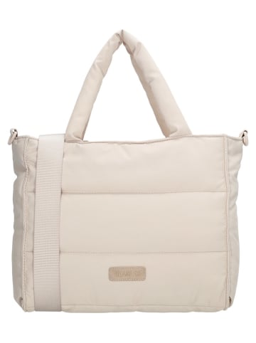 Beagles Henkeltasche in Creme - (B)26 x (H)21 x (T)11 cm