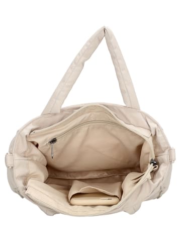 Beagles Henkeltasche in Creme - (B)26 x (H)21 x (T)11 cm