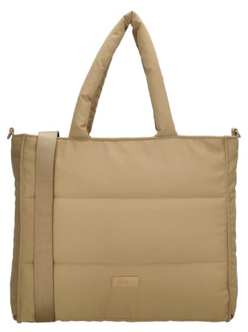Beagles Henkeltasche in Beige - (B)36 x (H)32 x (T)12 cm