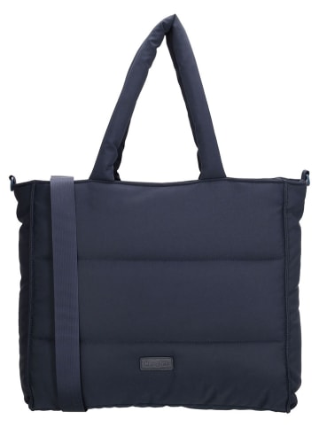 Beagles Henkeltasche in Dunkelblau - (B)36 x (H)32 x (T)12 cm