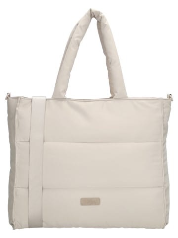 Beagles Henkeltasche in Creme - (B)36 x (H)32 x (T)12 cm