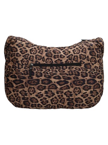 Beagles Shopper "Calvia" in Braun - (B)35 x (H)32 x (T)11 cm