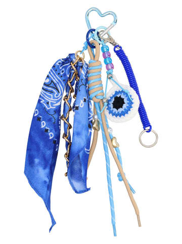 Beagles Tas-/Sleutelhanger"Trendy" blauw