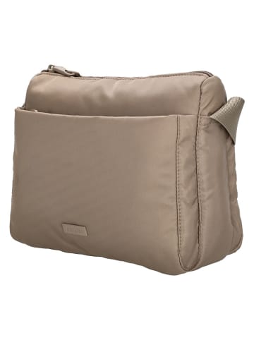 Beagles Umhängetasche "Duomo" in Taupe - (B)23 x (H)19 x (T)9,5 cm