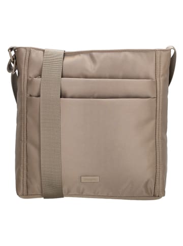 Beagles Umhängetasche "Duomo" in Taupe - (B)24 x (H)27 x (T)7 cm