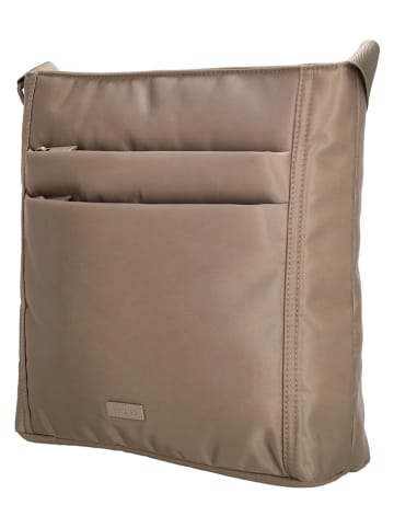 Beagles Umhängetasche "Duomo" in Taupe - (B)24 x (H)27 x (T)7 cm