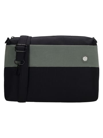 Beagles Umhängetasche "Nova" in Schwarz/ Grau - (B)27 x (H)19 x (T)8,5 cm