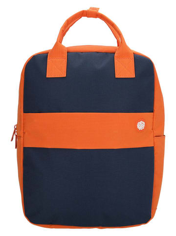 Beagles Rugzak "Nova" donkerblauw/oranje - (B)27 x (H)37 x (D)10 cm