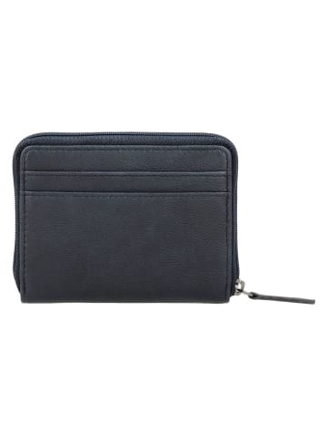 Beagles Leren portemonnee "Benidorm" donkerblauw - (B)10,5 x (H)8 x (D)1,5 cm