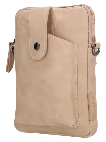 Beagles Leren smartphonetas "Lourenza" beige - (B)13 x (H)19 x (D)2 cm