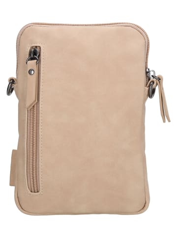 Beagles Leren smartphonetas "Lourenza" beige - (B)13 x (H)19 x (D)2 cm