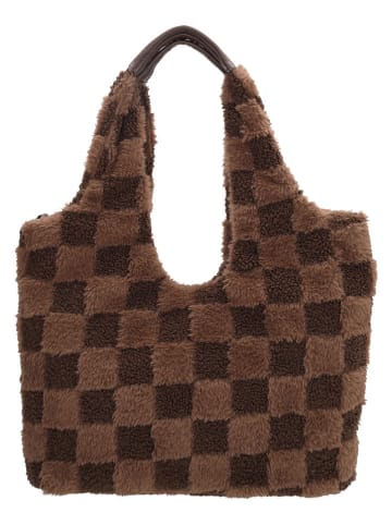 Beagles Shopper bag "Foz" w kolorze jasnobrązowym - 33,5 x 48 x 5,5 cm