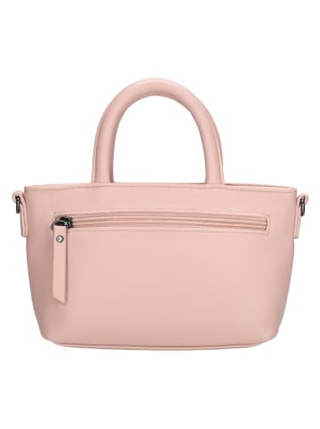 Beagles Leder-Henkeltasche "Tarragona" in Rosa - (B)18 x (H)13 x (T)8 cm
