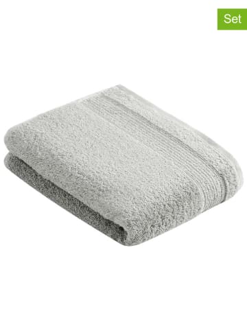 Vossen 2er-Set: Gästehandtücher"Balance" in Grau