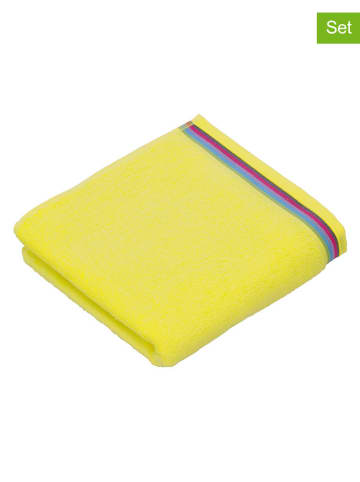 Vossen 2er-Set: Gästehandtücher "Soley" in Gelb