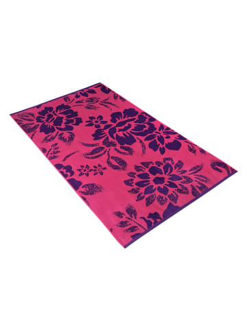 Vossen Ręcznik plażowy "Beach bloom" w kolorze różowym