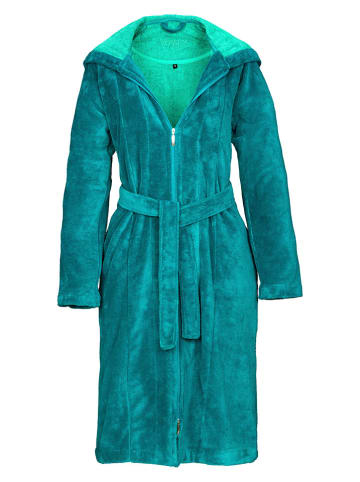 Vossen Bademantel "Palermo" in Türkis