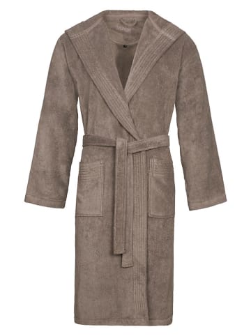 Vossen Bademantel "Life" in Taupe