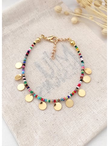 atelier MIU Pozłacana bransoletka z elementami ozdobnymi