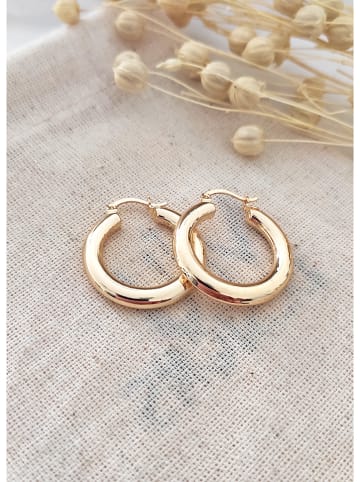 atelier MIU Pozłacane kolczyki-kreole