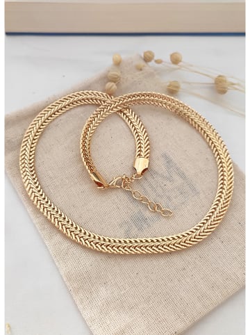 atelier MIU Pozłacany naszyjnik - dł. 42 cm