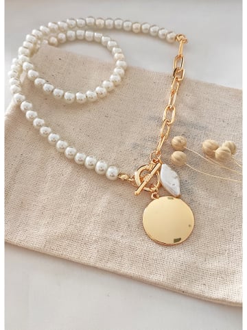 atelier MIU Vergold. Halskette mit Schmuckelement - (L)46 cm