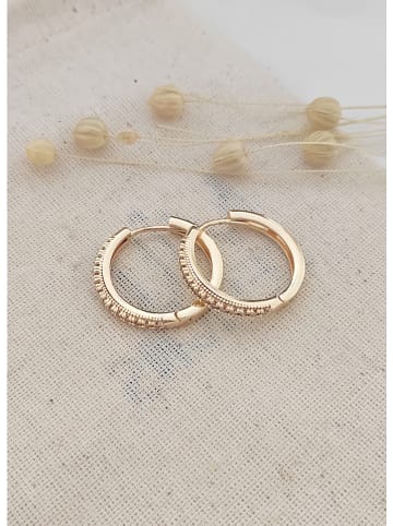 atelier MIU Vergold. Creolen mit Edelsteinen