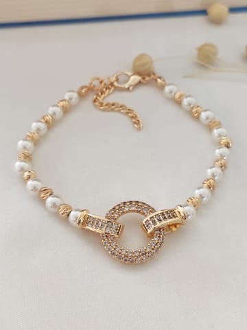 atelier MIU Pozłacana bransoletka z elementem ozdobnym