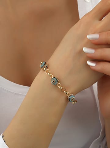 atelier MIU Vergulde armband met sierelementen